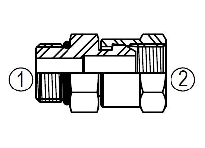 6900 Female Adapter Union to Male Straight