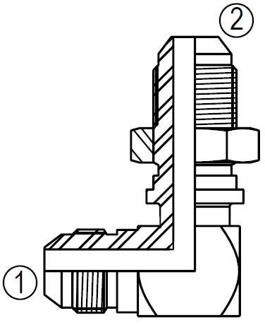 2701 90° Bulkhead Elbow
