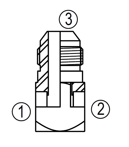 600 Braze Tube Run/Run Tee