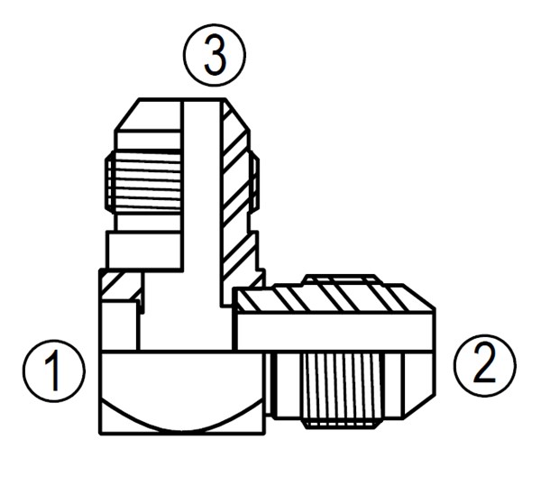 701 Braze Tube Run Tee