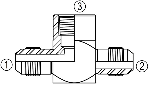 2602 Female Branch Tee
