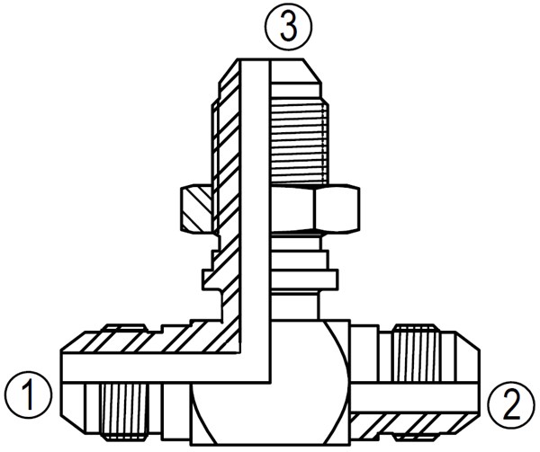 2703 Bulkhead Branch Tee