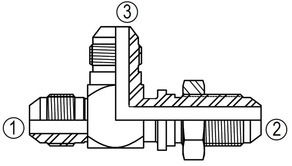 2704 Bulkhead Run Tee