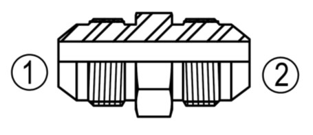SS2403 Male Tube Union