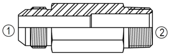 SS2404-L Male Long Connector