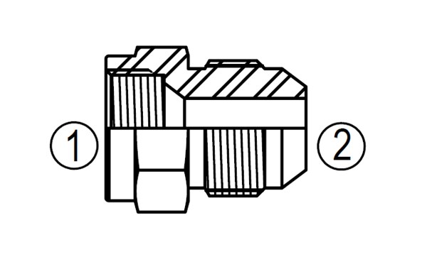 SS2406 Reducing Adapter (One Piece)