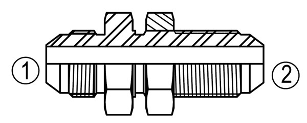 SS2700 Bulkhead Union