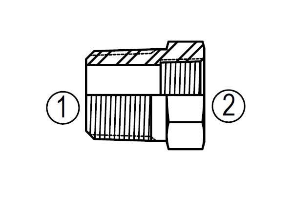 SS5406 Pipe Reducer Bushing