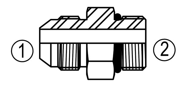 SS6400 Straight Thread Connector