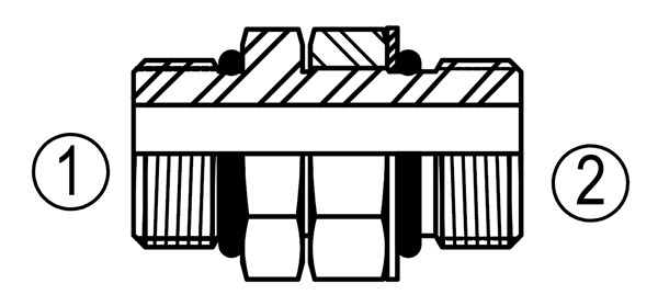 SS6407 Straight Thread Union