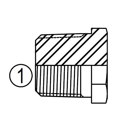 SS5406-P Male Pipe Plug