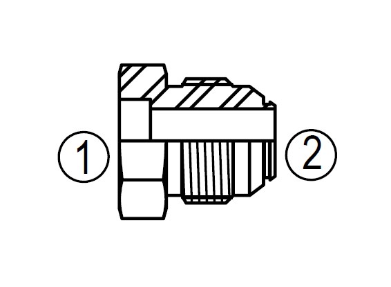 F403 Braze Tube Union