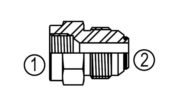 F2406 Reducing Adapter (One Piece)