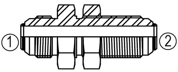 F2700 Bulkhead Union