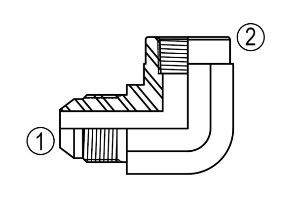 Brass - 2502 - EBF 90 Degree Female Elbow