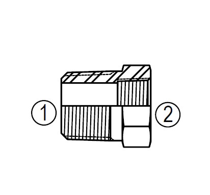 Brass - 3220 Pipe Reducer Bushing