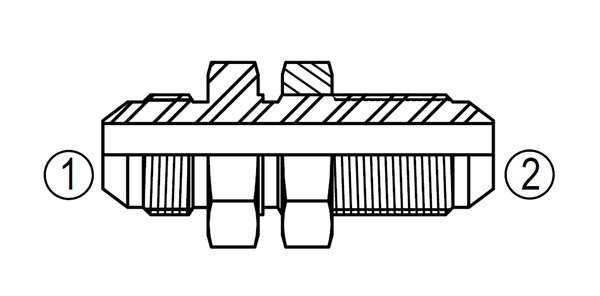 Brass - 2700 - BHB Bulkhead Union
