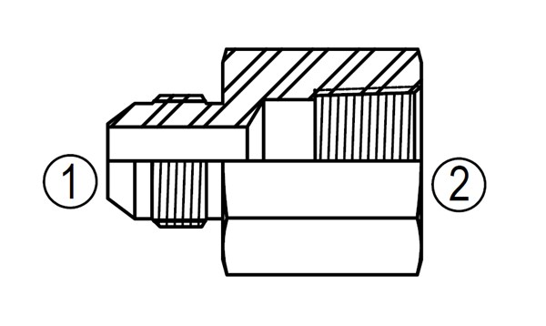 Brass - 2405 -  FMB Female Connector