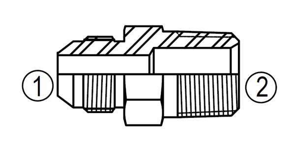 Brass - 2404 - SBC Male Connector
