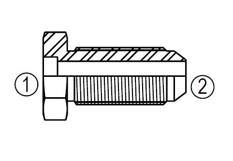 403-L Braze Bulkhead Union