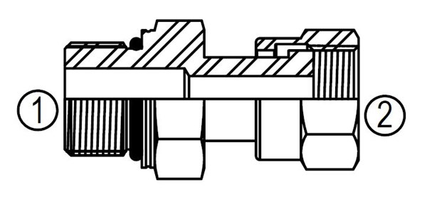MFF6402 STRAIGHT THREAD/SWIVEL ADAPTER