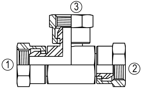 1603 Female Adapter Union (Triple Swivel)