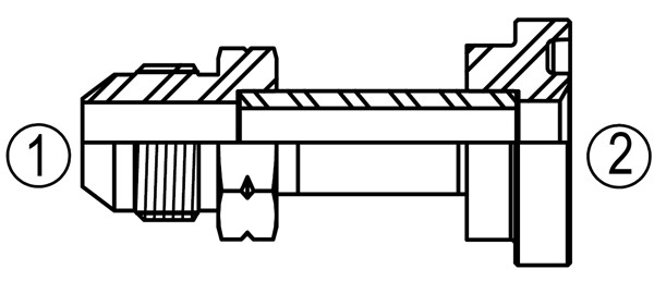 1700-61 Code 61 Flange Adapter