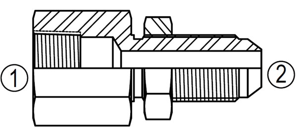 2705 Female Pipe/Bulkhead Connector