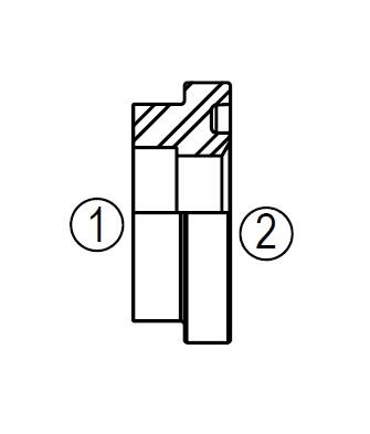 3300-61 Braze Code 61 Flanged Head