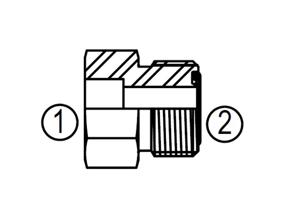 FF403 Braze Tube Union