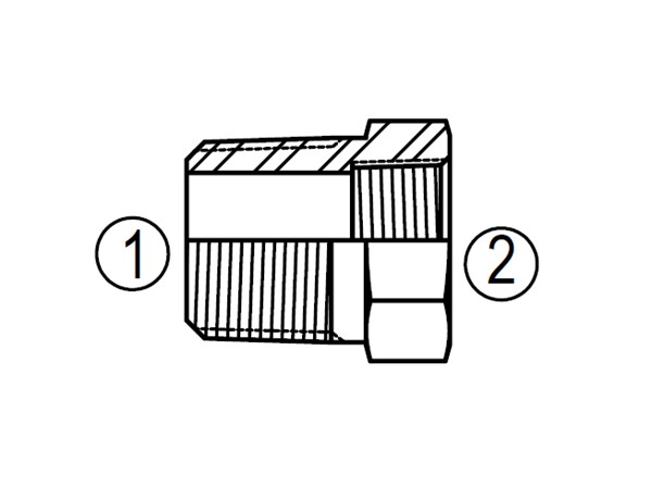 5406 Pipe Reducer Bushing