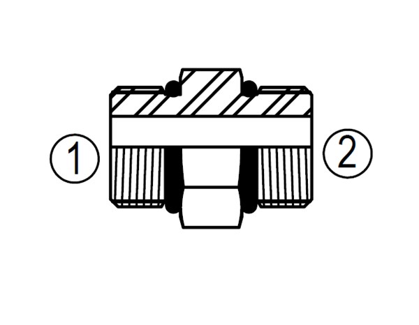 6403 Straight Thread Union