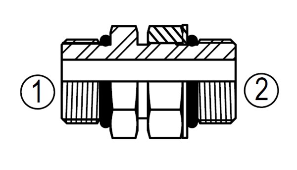 6407 Straight Thread Adjustable Union